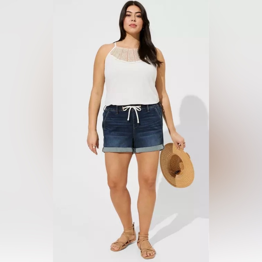 Torrid Summer Studio Knit Crochet High Neck Tank- Size: 1 🌷 - Picture 12 of 15